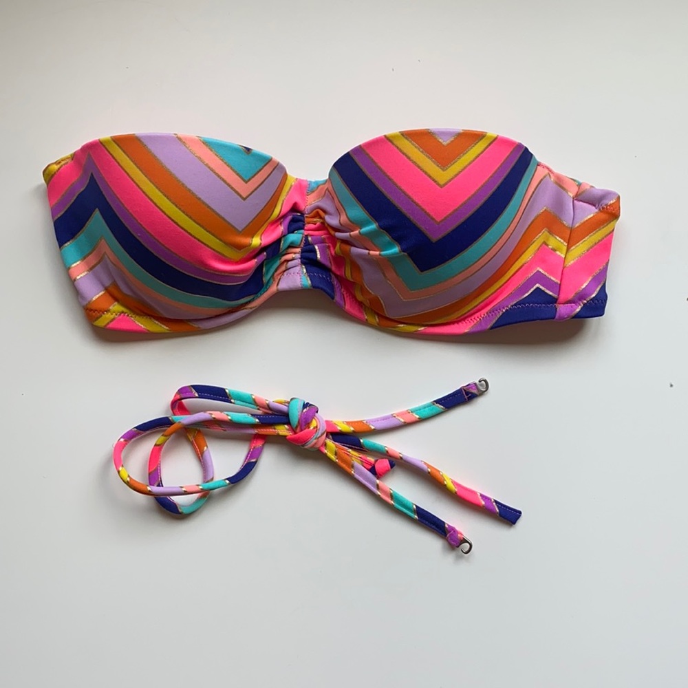 Bright Zig-Zag Striped Victoria’s Secret B…